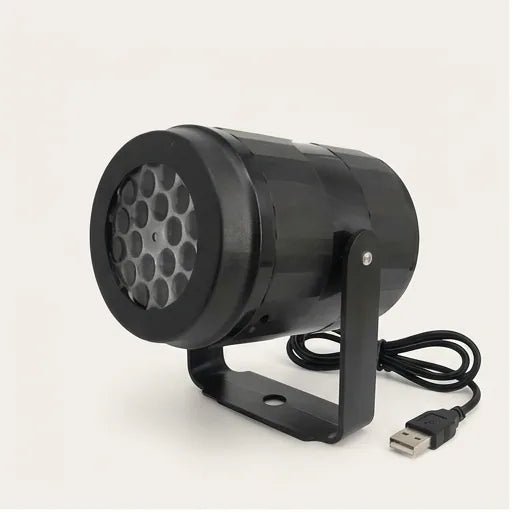 Rotating Holiday Pattern Projector Light